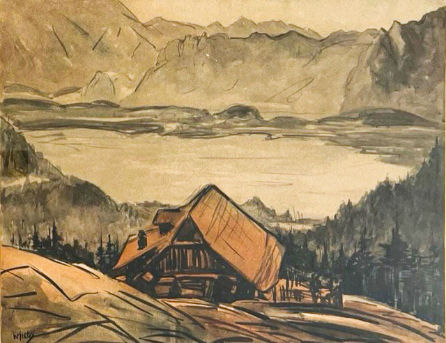 Krebs Walter, Aussicht von der Haltenegg, Heiligenschwendi, 1935 1011 (bereits verkauft)