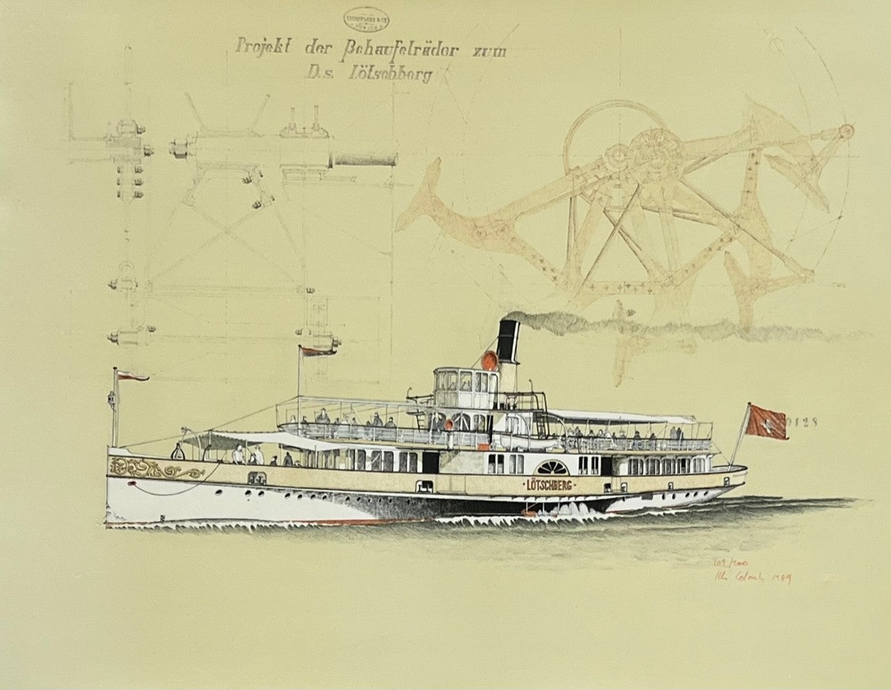 Colombi Uli, «Lötschberg 1989» 682