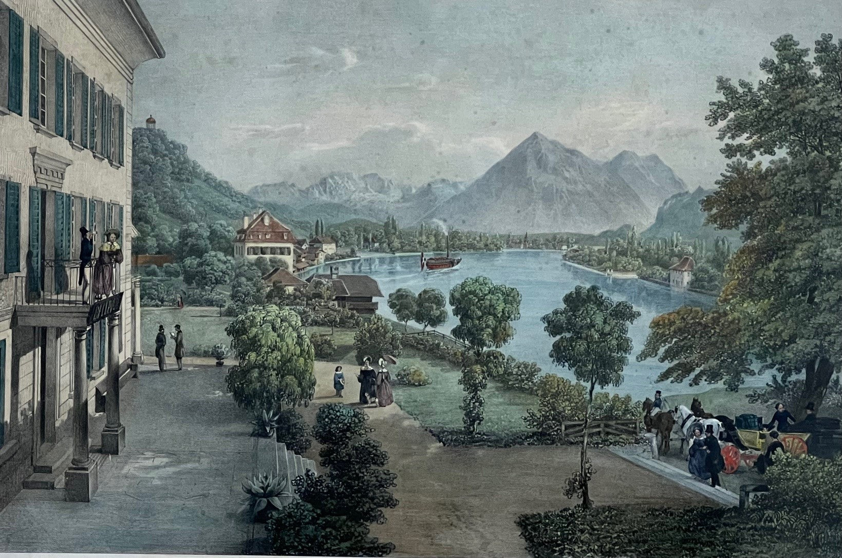 Villeneuve, «Vue prise depuis l'hotel de Bellvue» 754  (bereits verkauft)