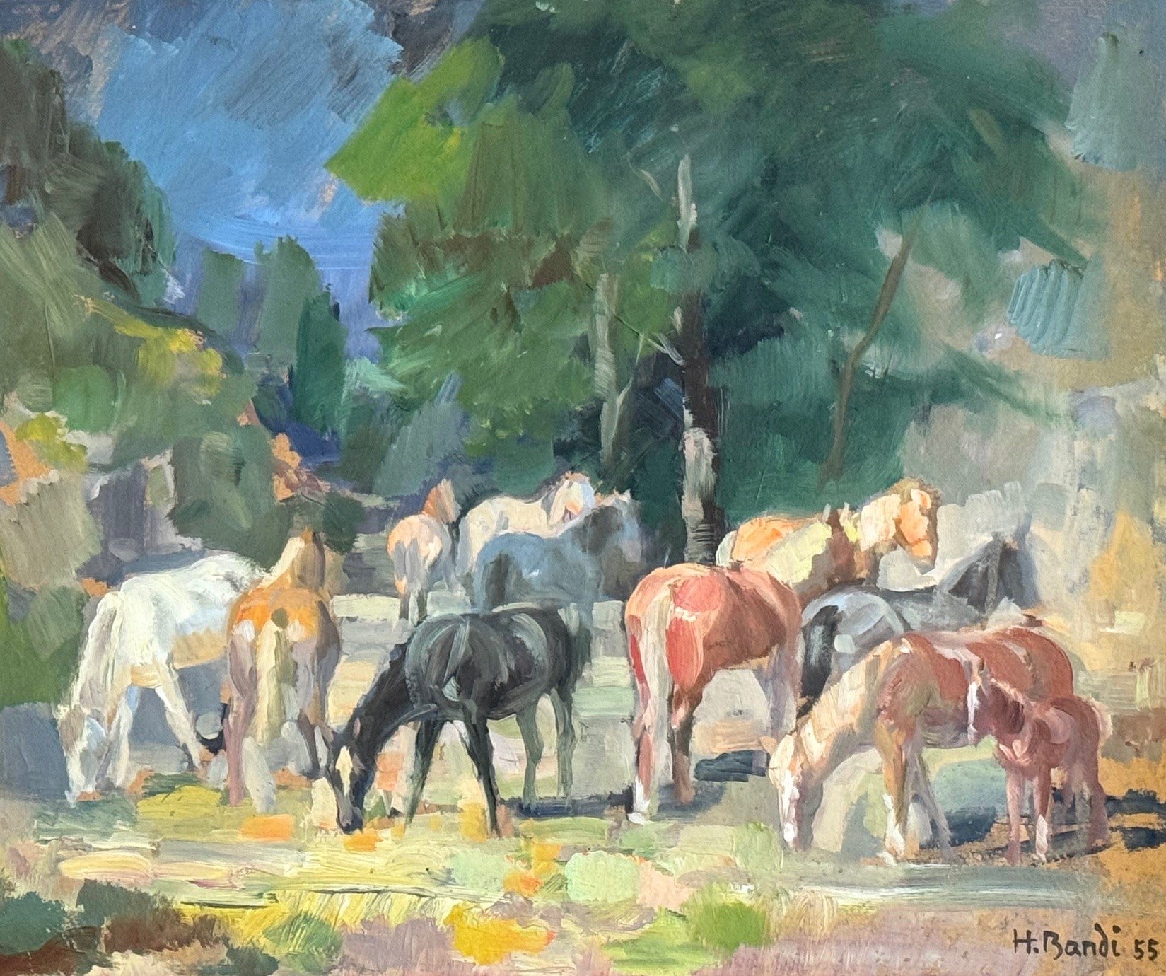 Bandi Hans, «Pferdekolonie» 758  (bereits verkauft)