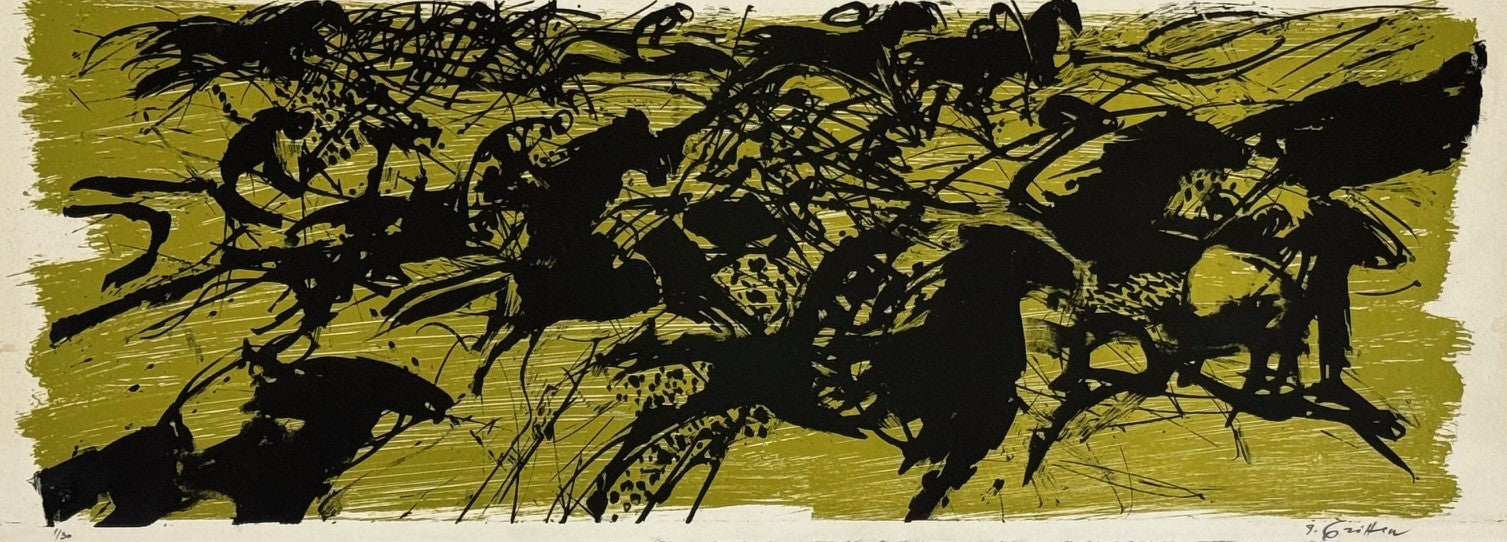 Tritten Gottfried, «Komposition in Grün» 790