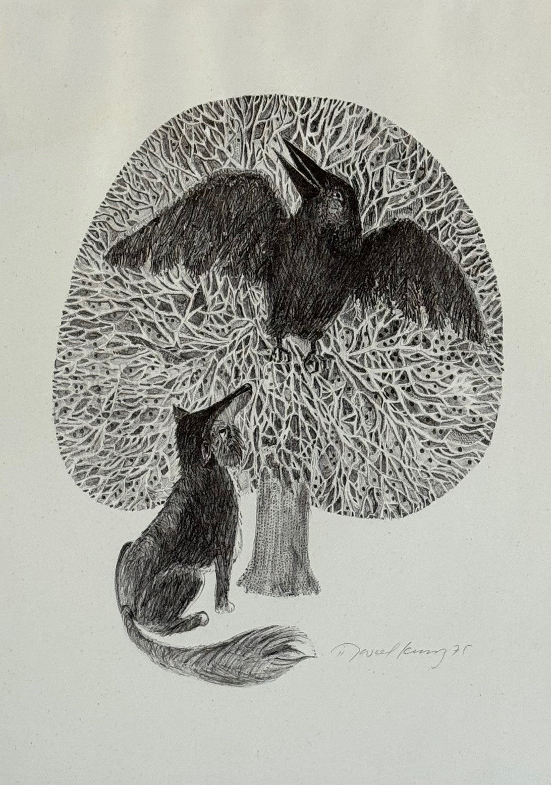 Kunz Marcel, «Fuchs und Rabe» 796 (bereits verkauft)