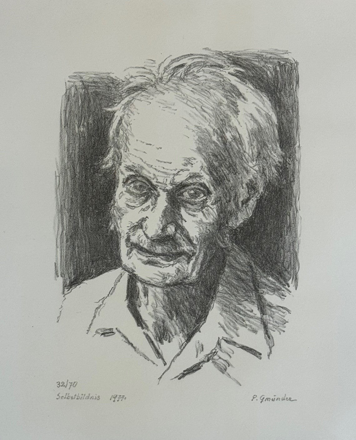 Gmünder Paul, «Selbstbildnis» 806, (bereits verkauft)