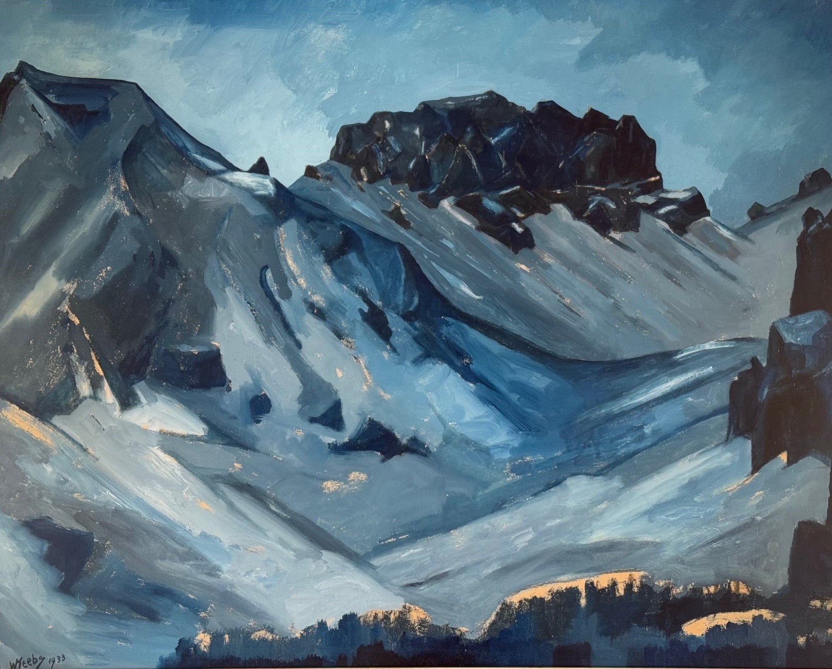 Krebs Walter, «Berglandschaft» 813, (bereits verkauft)