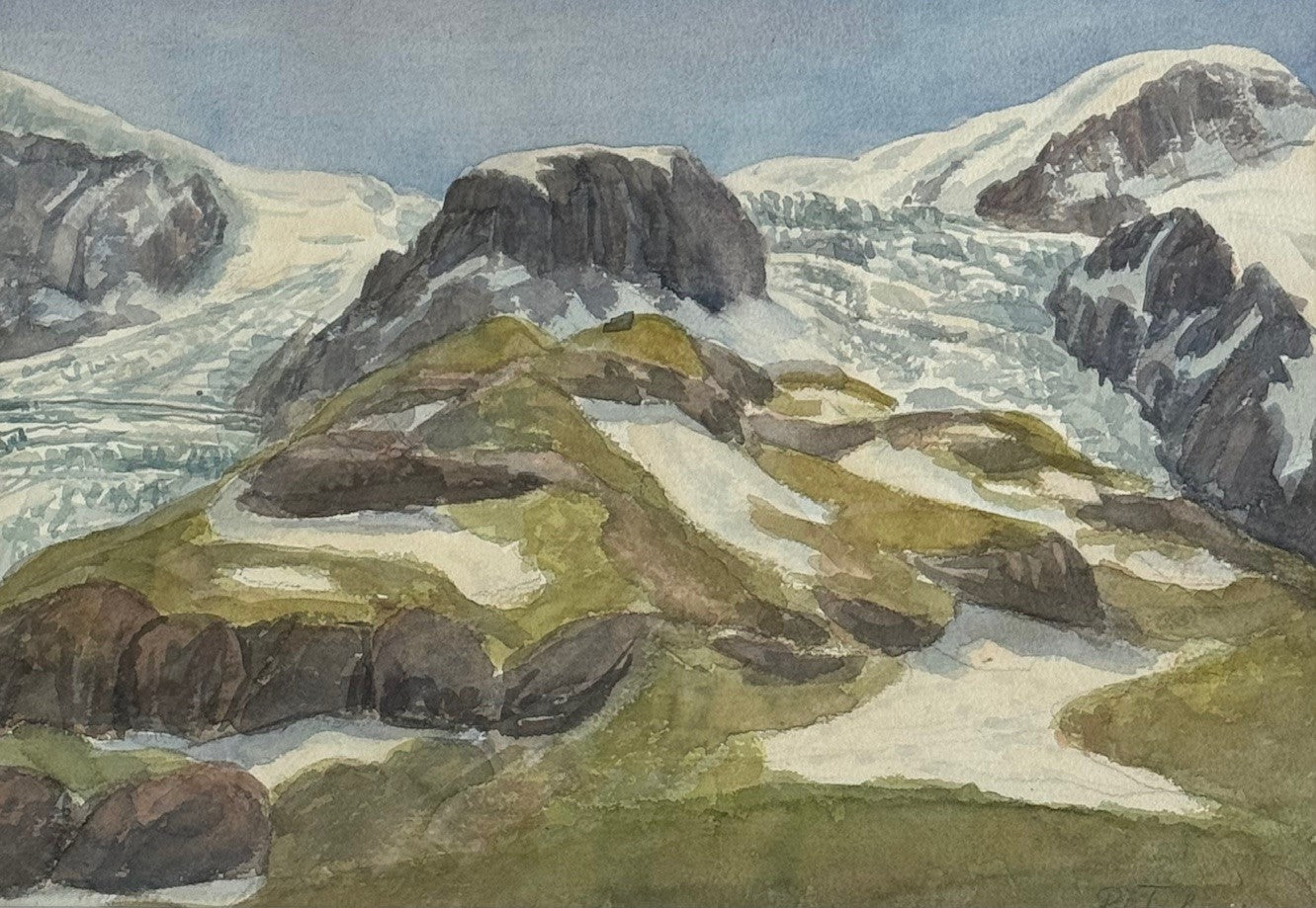 Fahrni Robert, «Gletscherlandschaft» 886  (bereits verkauft)