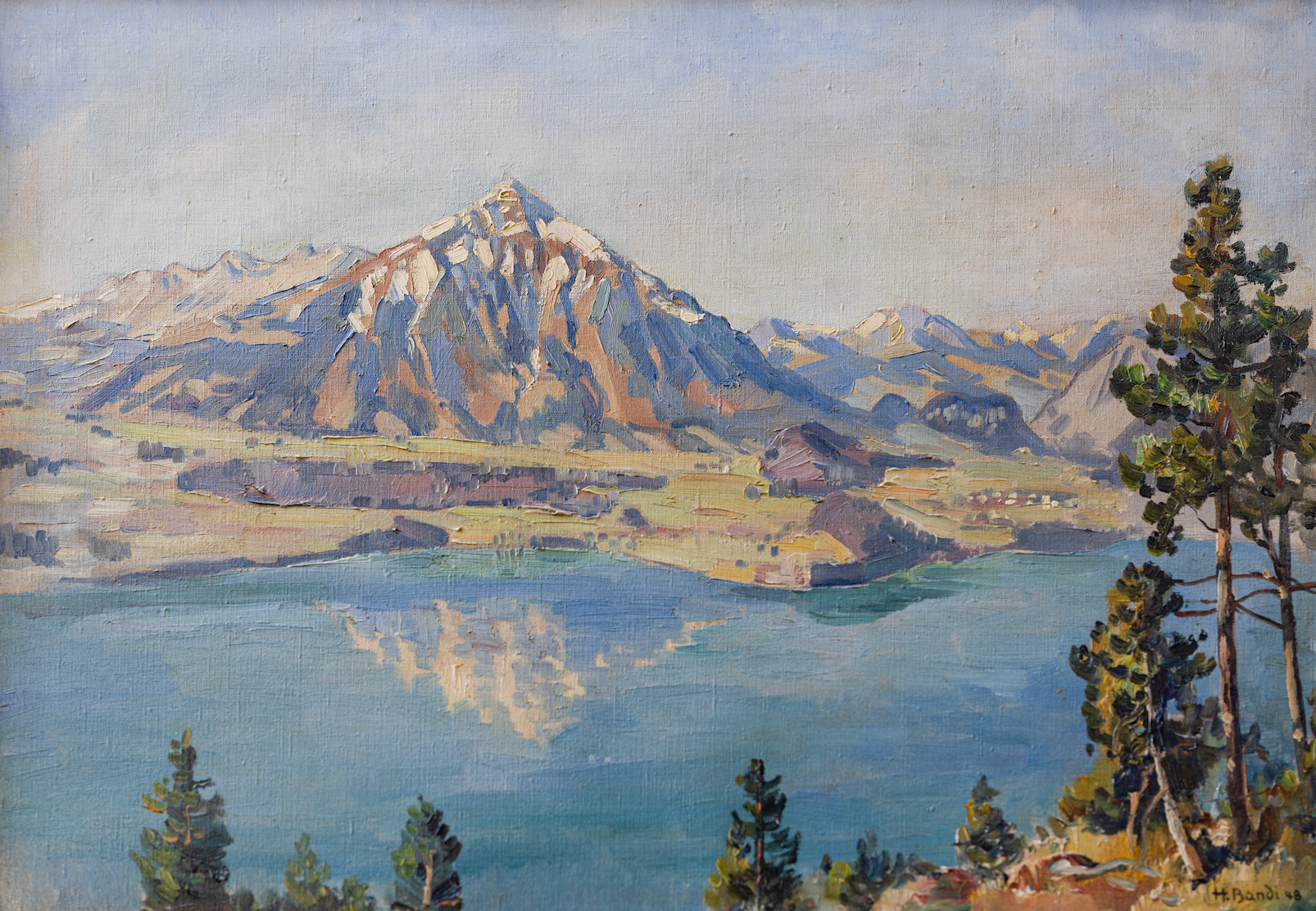 Bandi Hans, Niesen von der anderen Seite des See's, 1217