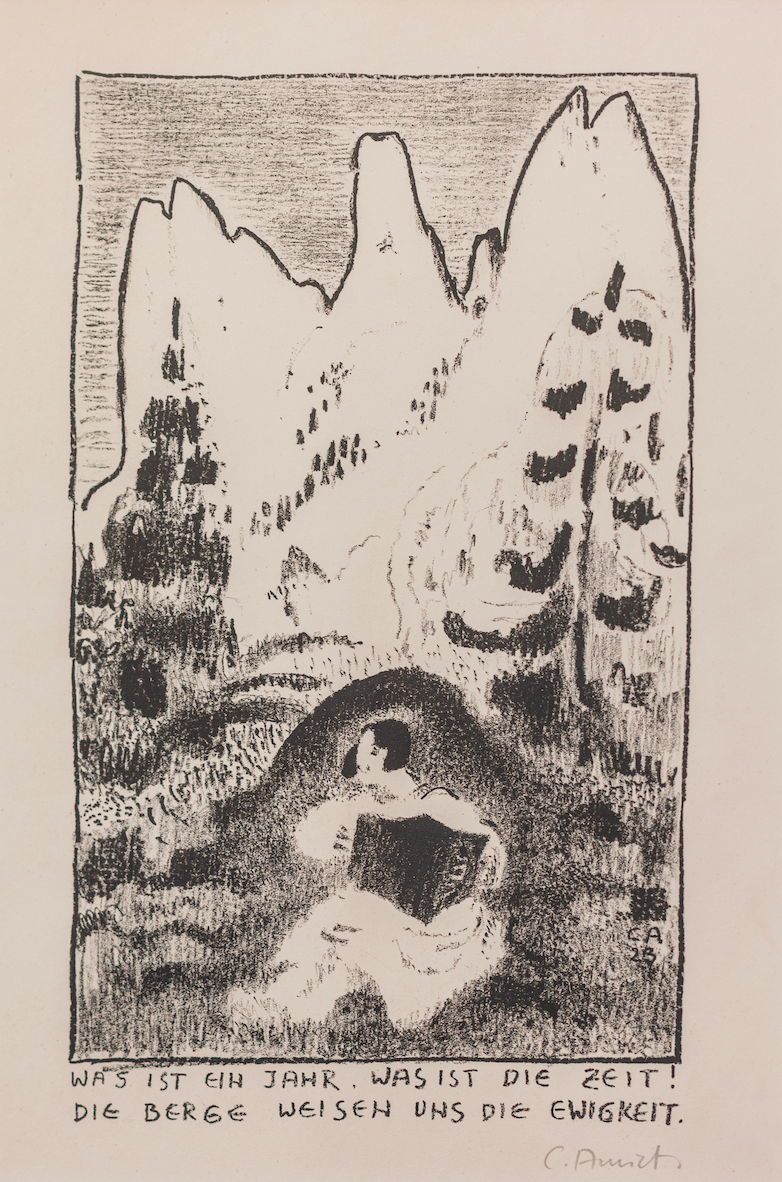 Cuno Amiet, Frau mit Örgeli, 1182, (bereits verkauft)