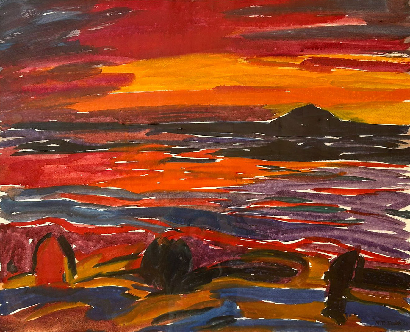Flück Martin Peter «Abendstimmung» 1004, (bereits verkauft)