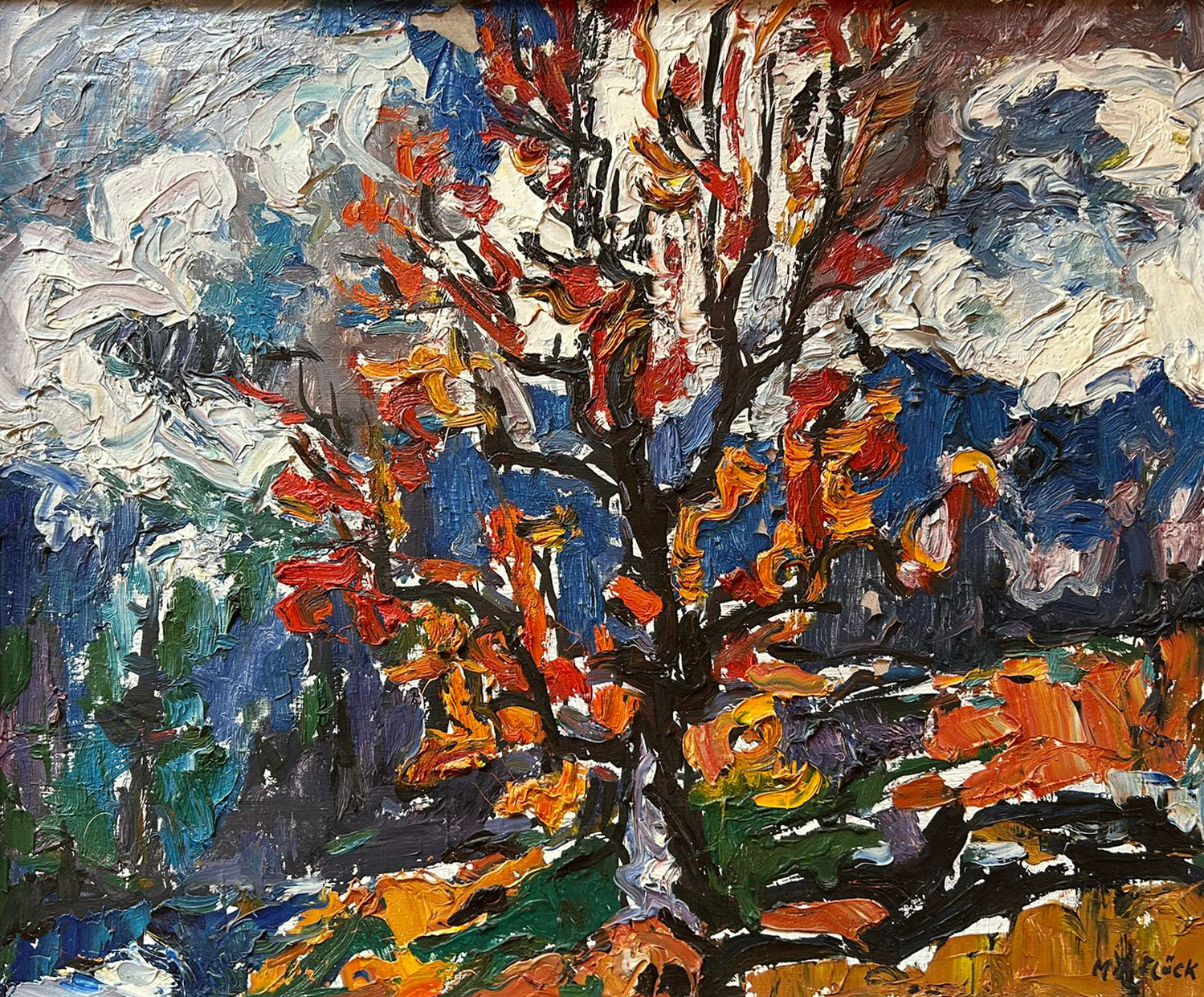 Flück Martin Peter «Herbstbaum» 1003, (bereits verkauft)