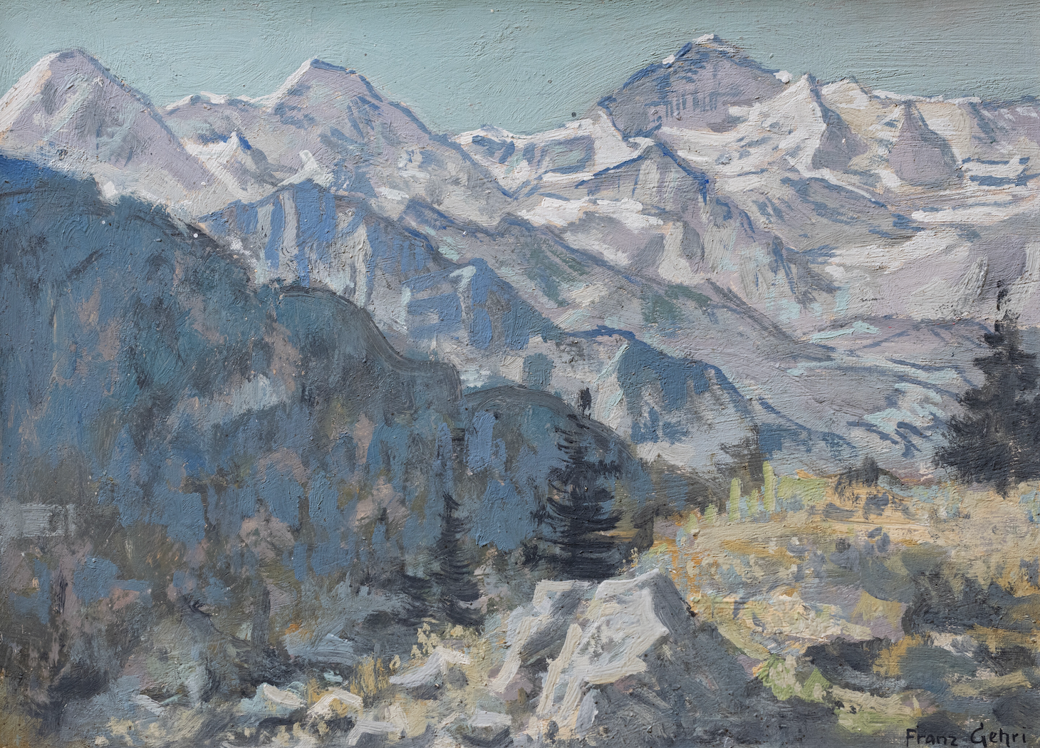 Gehri Franz, Eiger Mönch Jungfrau, 1048