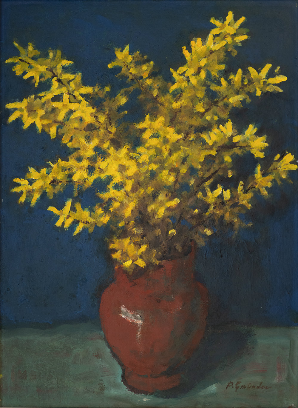 Gmünder Paul «Forsythien Strauss» 290, (bereits verkauft)