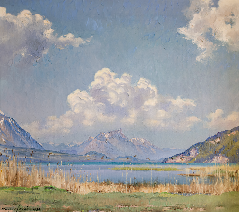 Jacobi Marcus, Blick über den Thunersee zum Stockhorn, 1203, (bereits verkauft)