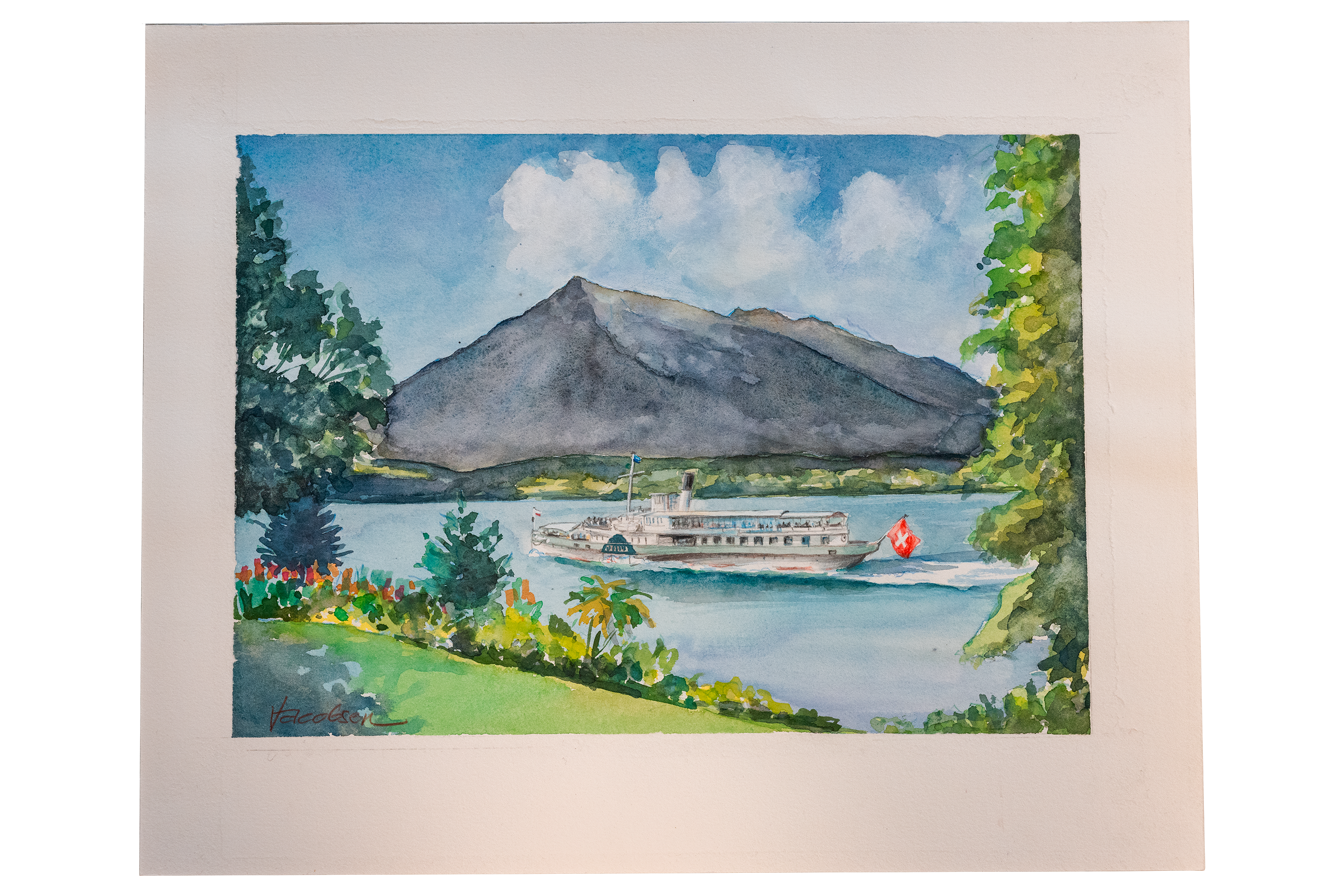 Knud Jacobsen, Dampfschiffe, 1990  (bereits verkauft)