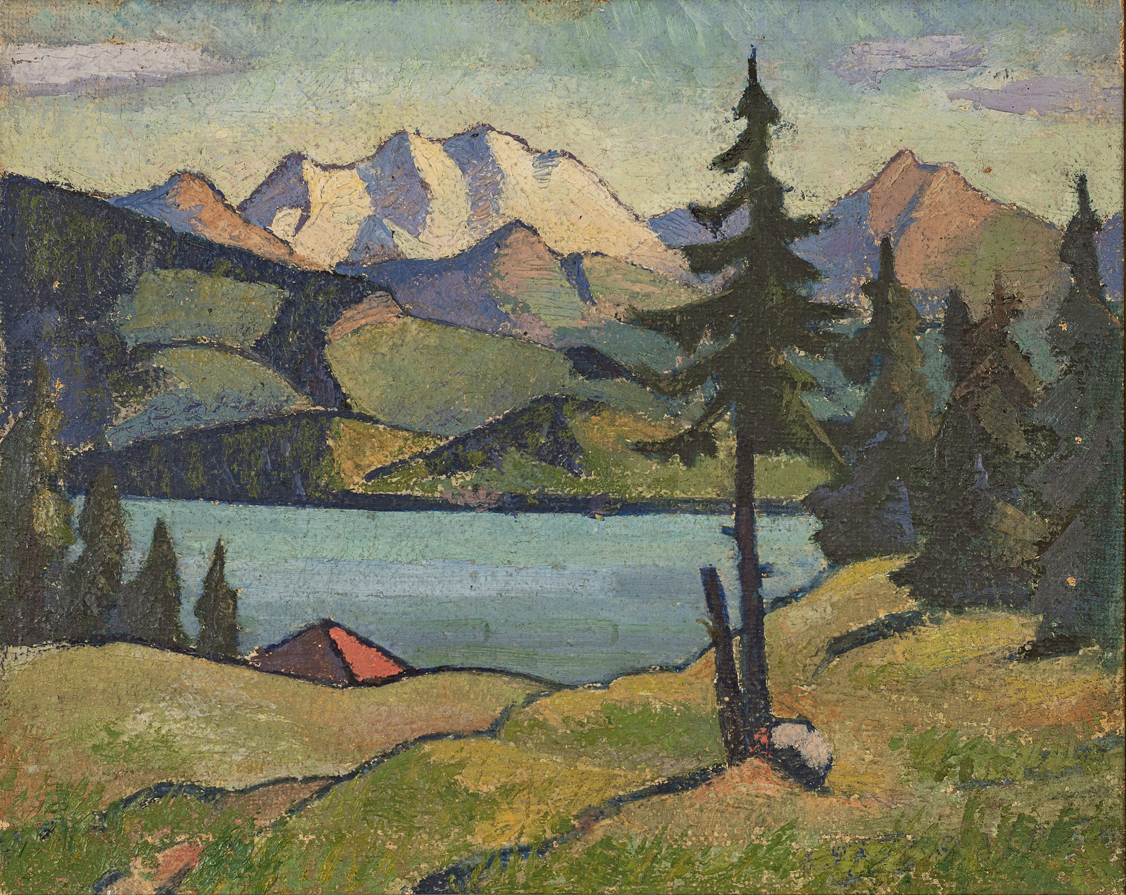Klausener Carl, Blick von Sigriswil auf die Blüemlisalp 1010 (bereits verkauft)