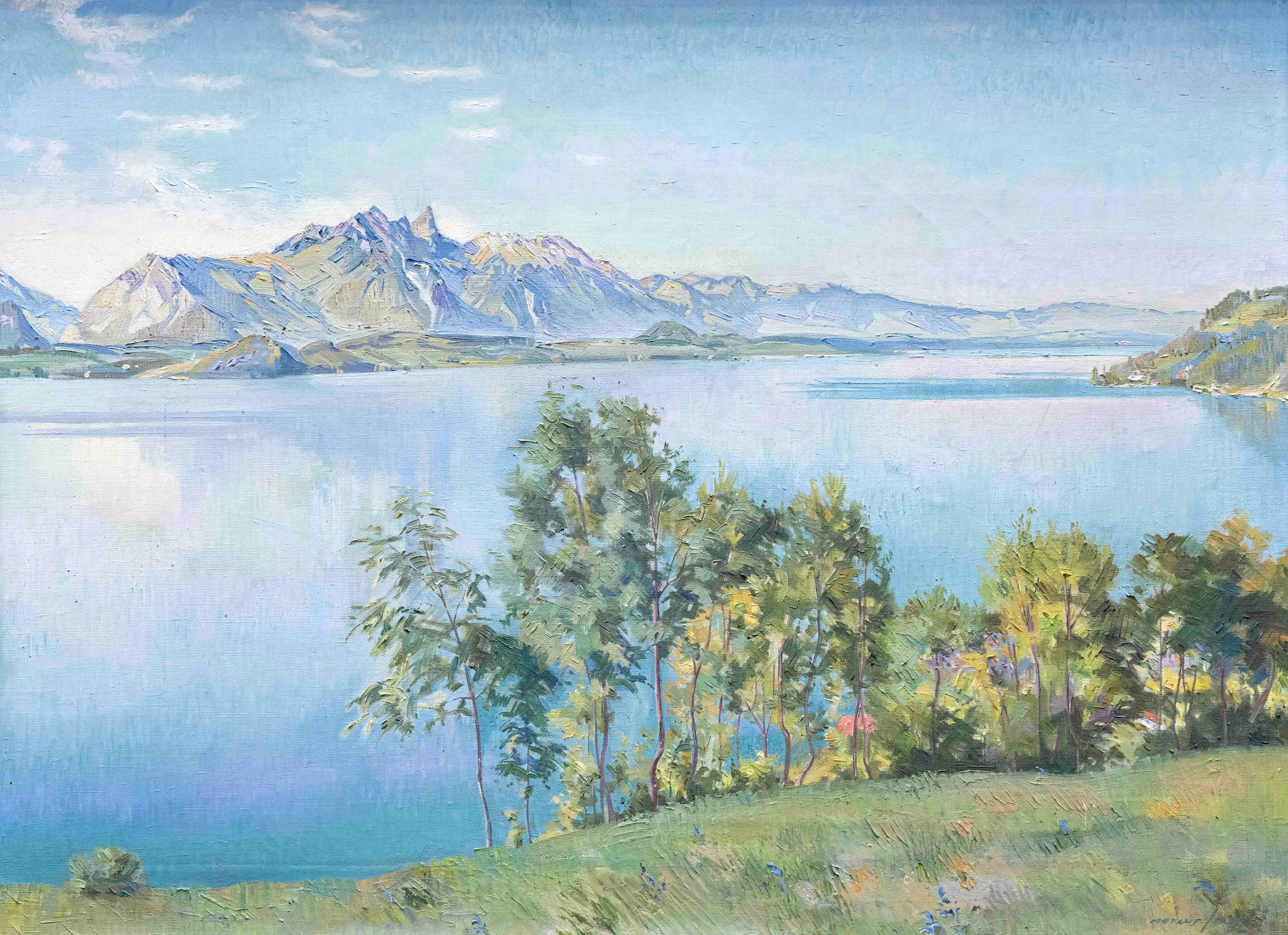 Jacobi Marcus, «Stockhorn Thunersee von Merligen» 1005 (bereits verkauft)