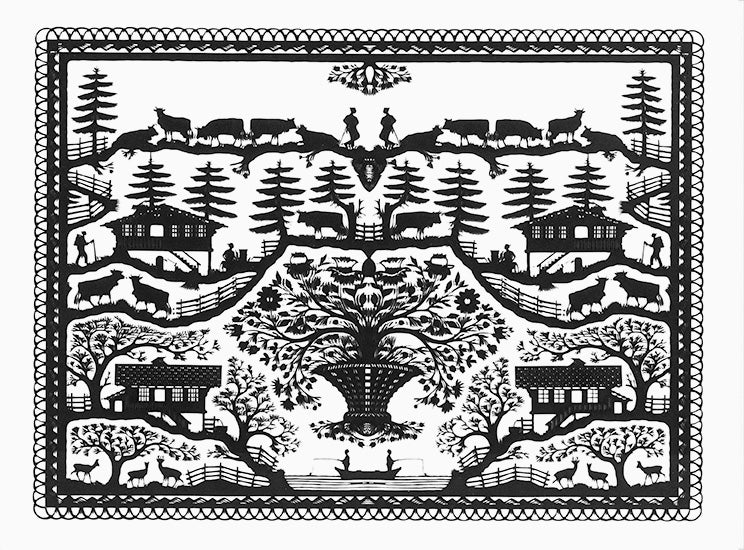 Schwizgebel Christian «Scherenschnitt» 179, (bereits verkauft)