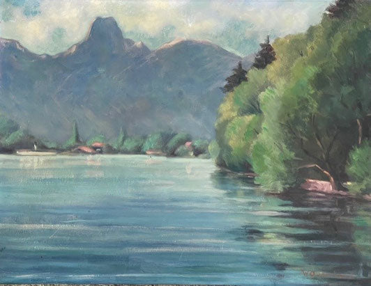 Aeberhard W., «Thunersee mit Stockhorn», (bereits verkauft)