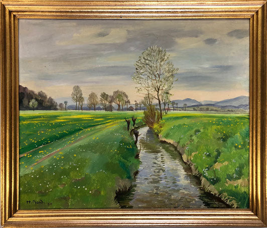 Bandi Hans, «Landschaft mit Bach», (bereits verkauft)