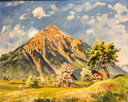 Bandi Hans, «Niesen im Frühling», (bereits verkauft)