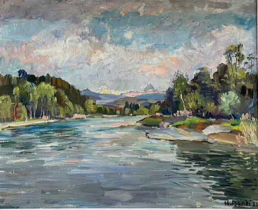 Bandi, Hans, «Aarelauf bei Thun», (bereits verkauft)