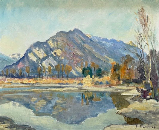 Bandi, Hans, «Auenlandschaft mit Spiegelung», (bereits verkauft)