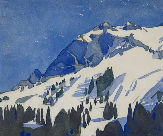 Borter Klara, «Männlichen bei Wengen», (bereits verkauft)