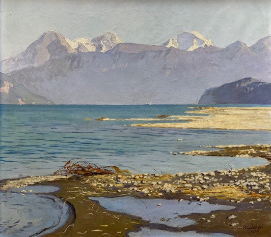 Colombi Plinio, «Kandergrien mit Eiger, Mönch, Jungfrau», (bereits verkauft)