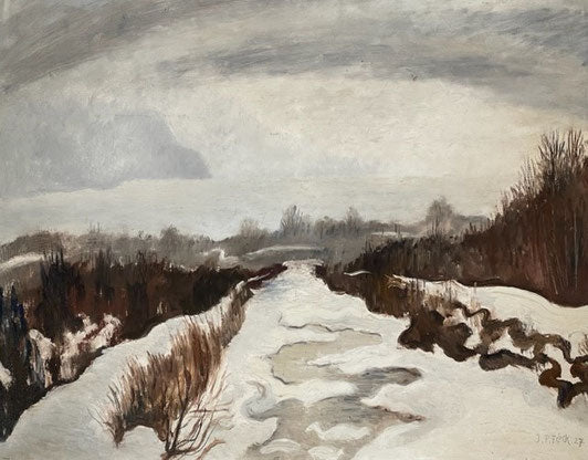 Flück Johann Peter, «Schwanderbach - Winter», (bereits verkauft)