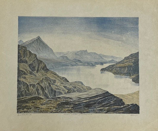 Glaus Alfred, «Blick auf Thunersee», (bereits verkauft)