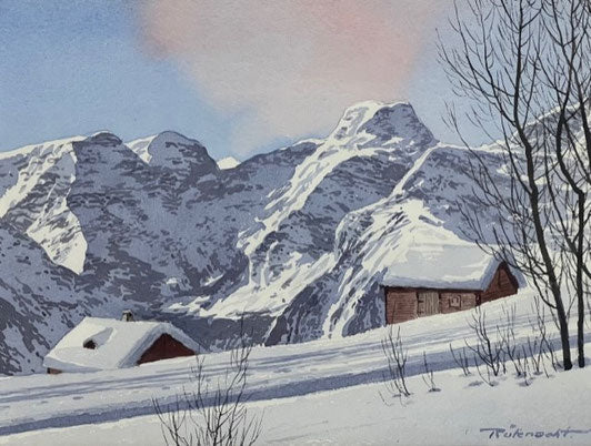 Rüfenacht R., «Winterlandschaft/Breithorn» 534