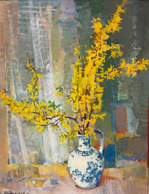 Schwarzenbach Armin, «Forsythienstrauss», (bereits verkauft)