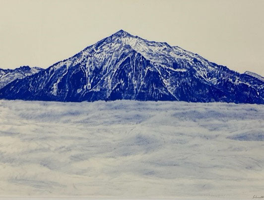 Seilnacht Thomas, «Niesen in Blau», (bereits verkauft)
